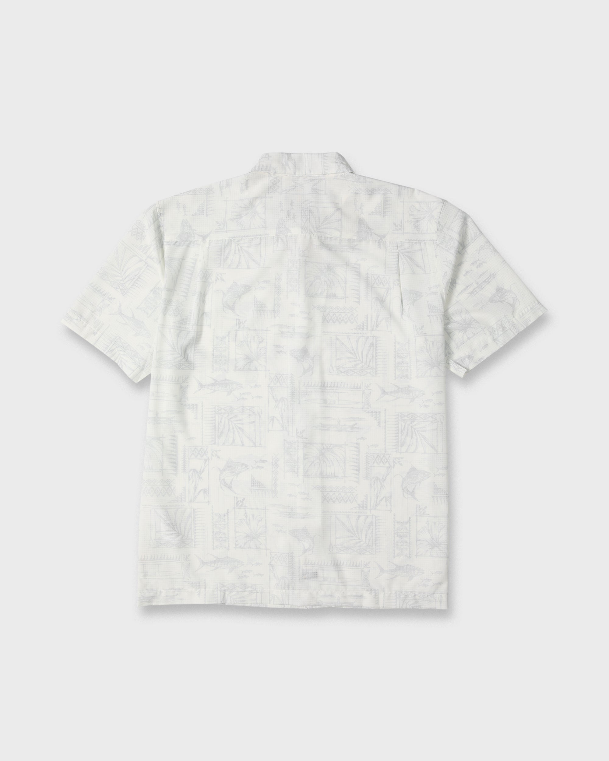 Waterman Paradise Bay Short Sleeve Woven Shirt - White