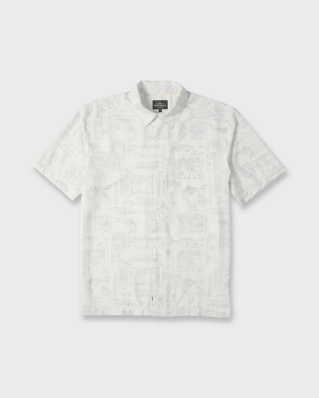 Waterman Paradise Bay Short Sleeve Woven Shirt - White