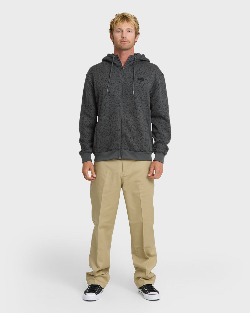 Keller Full-Zip Hoodie - Black Heather