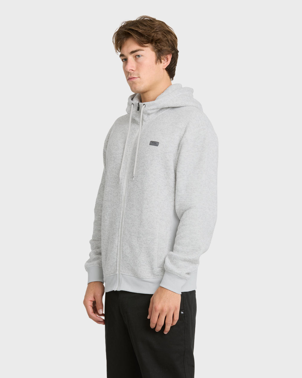 Keller Full-Zip Hoodie - Light Gray Heather