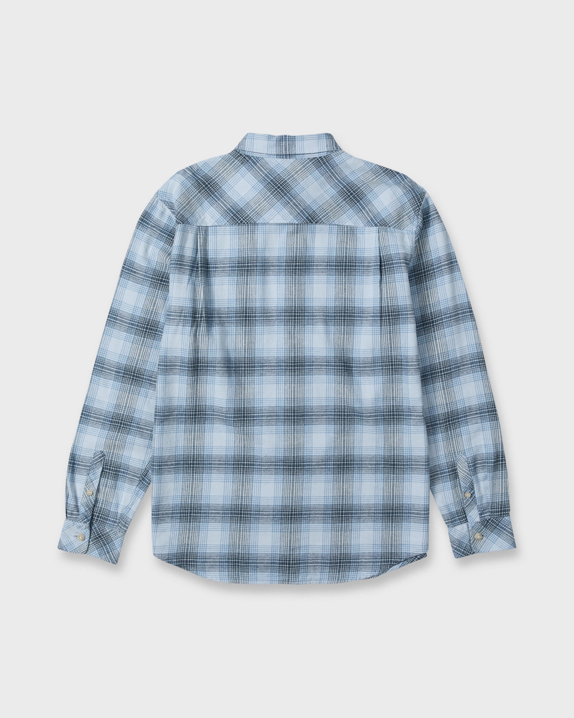 Breakwater Check Long Sleeve Flannel Shirt - Skyway