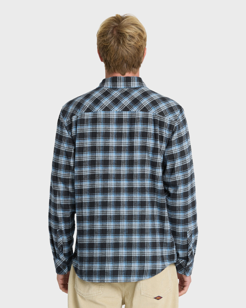 Saltwater Long Sleeve Flannel Shirt - Total Eclipse