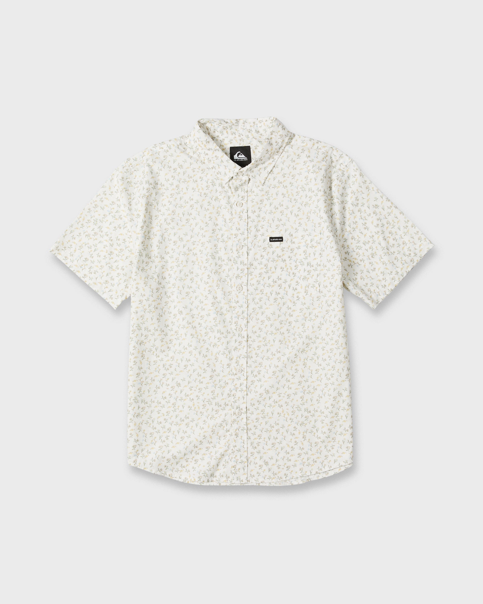 Mesa Meadow Classic Short Sleeve Woven Shirt - Snow White