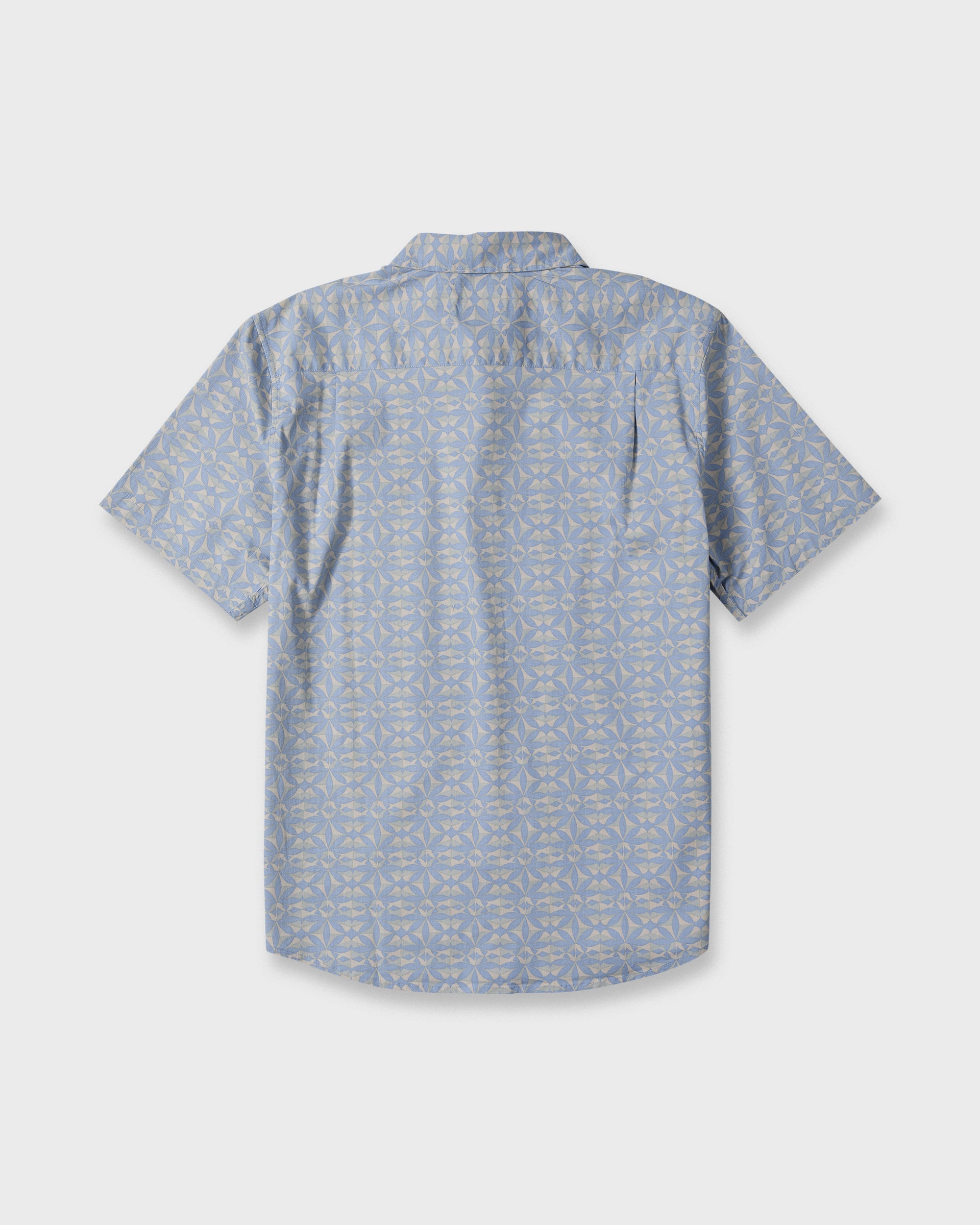 Nature Tile Classic Short Sleeve Woven Shirt - Quiet Harbor