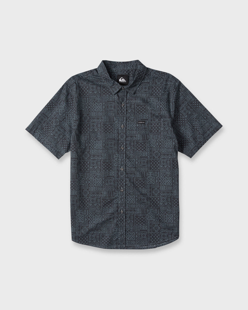 Koa Classic Short Sleeve Woven Shirt - Dark Slate