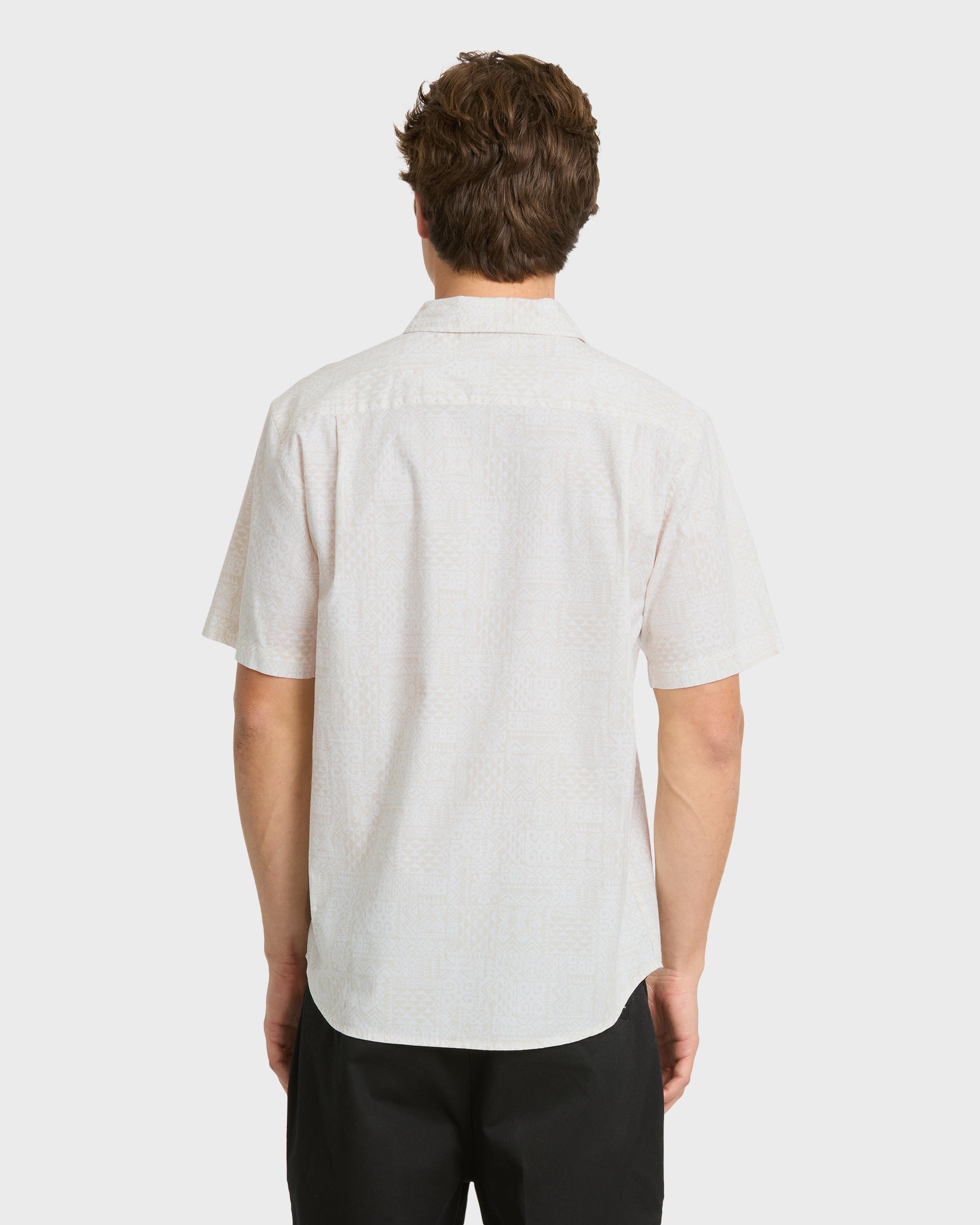 Koa Classic Short Sleeve Woven Shirt - Snow White
