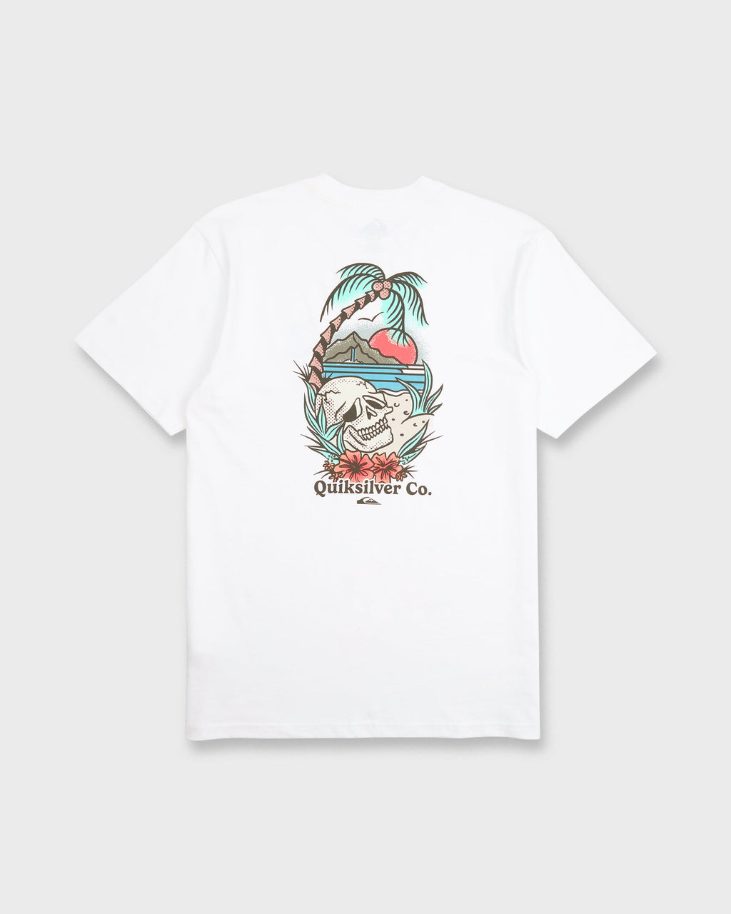 Staycation Short Sleeve Cotton T-Shirt - White