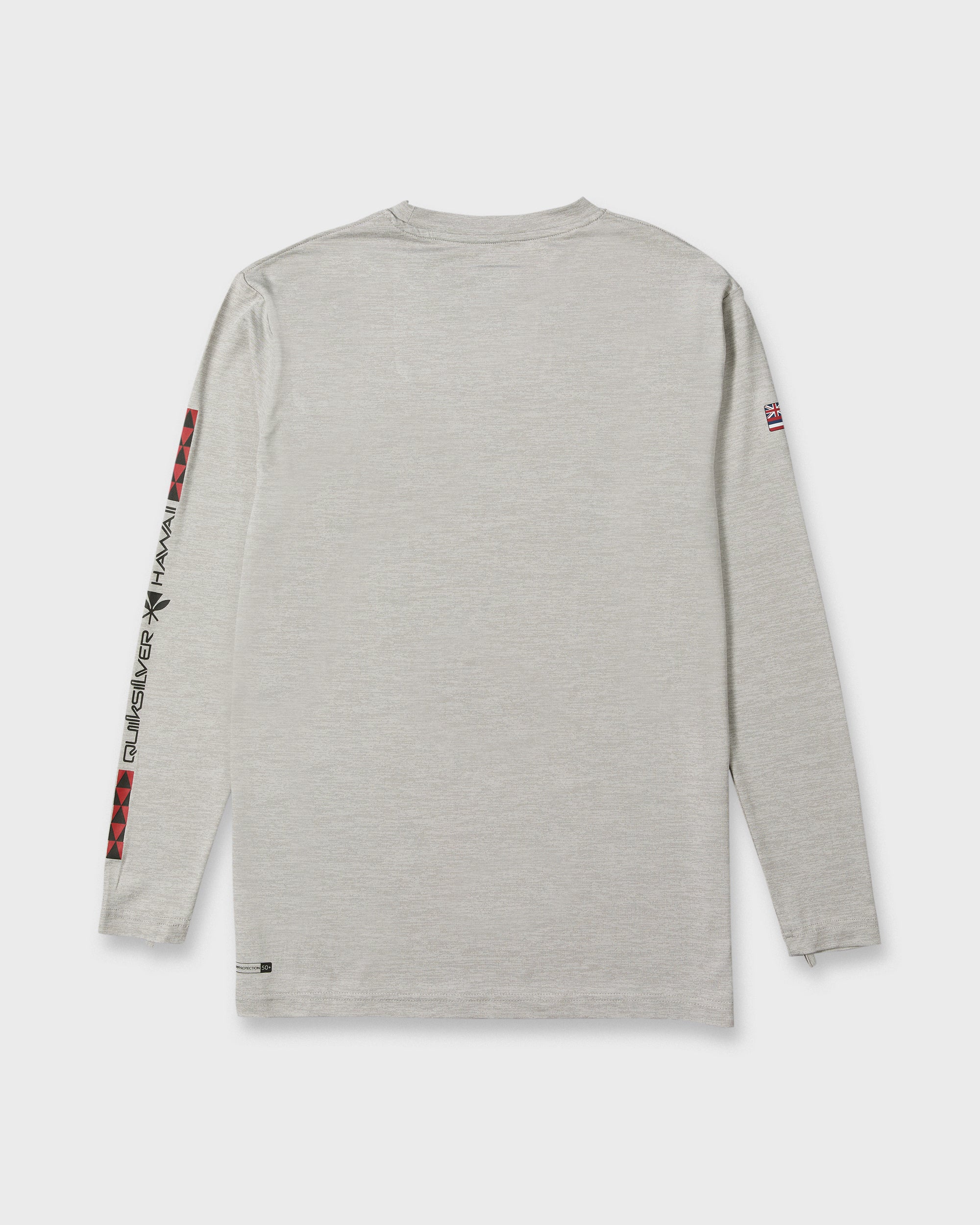Hawaii Everyday Long Sleeve Surf Tee - Light Grey Hth