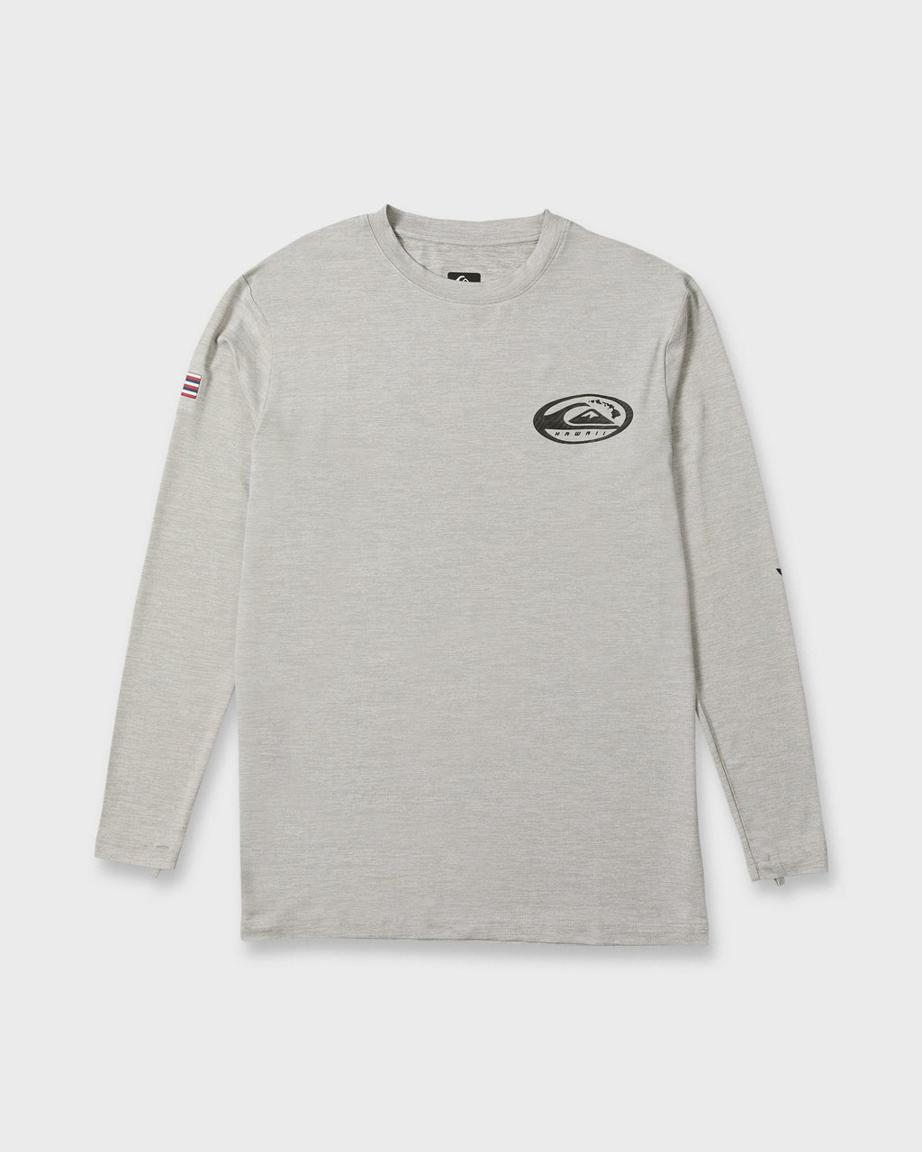 Hawaii Everyday Long Sleeve Surf Tee - Light Grey Hth