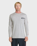 Hawaii Everyday Long Sleeve Surf Tee - Light Grey Hth