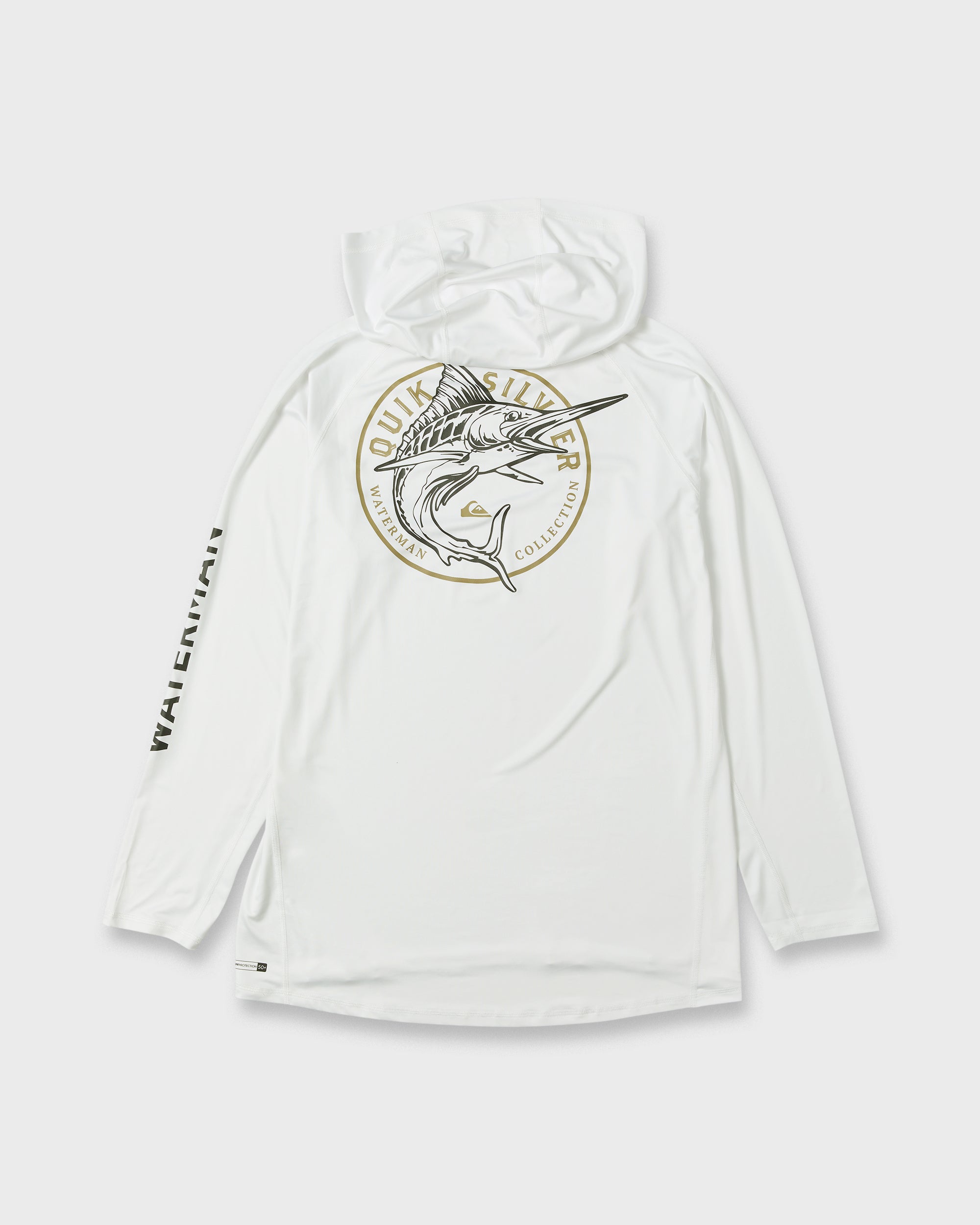 Waterman Catch Em All Long Sleeve Surf Tee - White