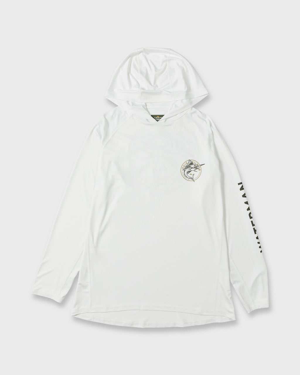 Waterman Catch Em All Long Sleeve Surf Tee - White