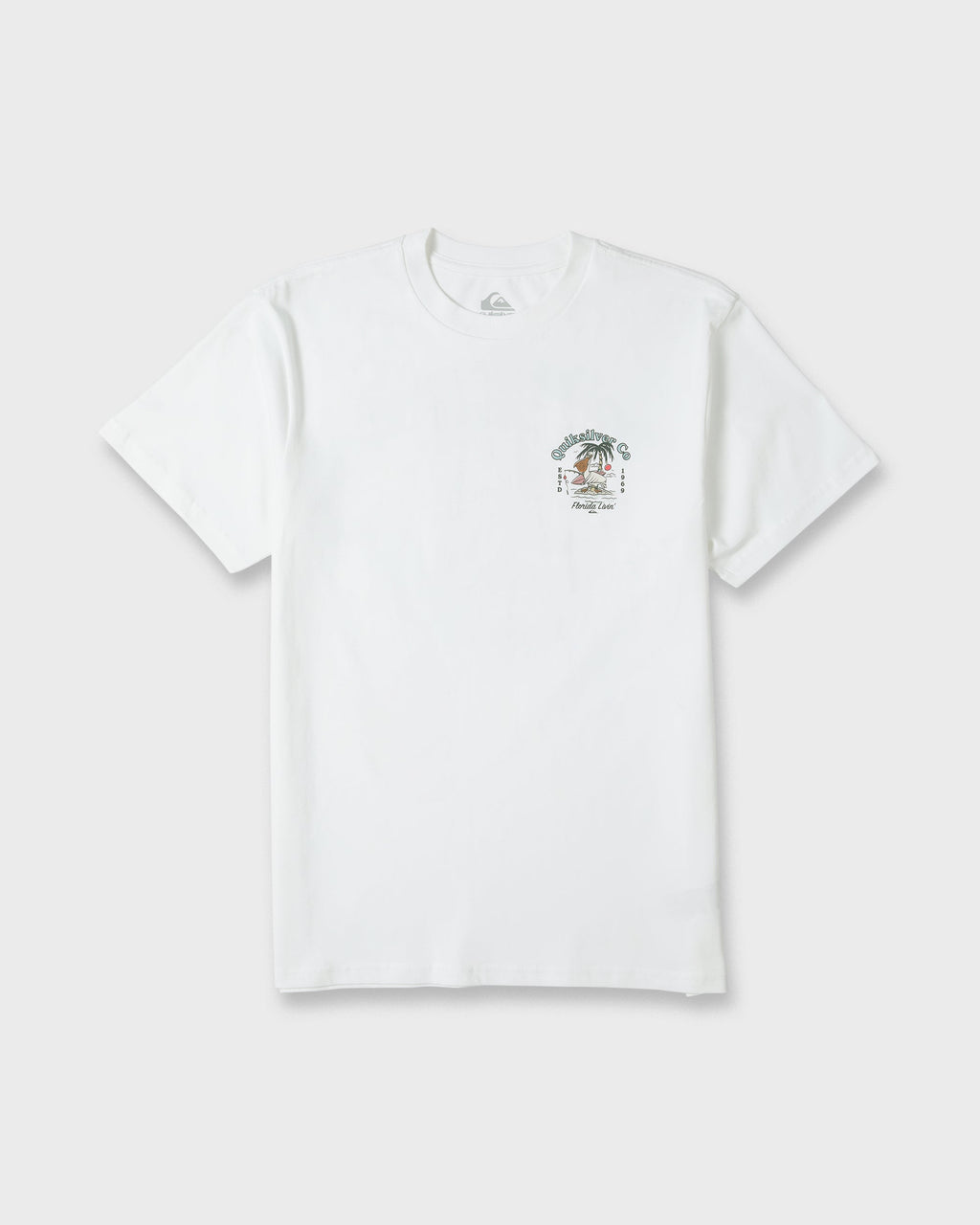 Florida Pelican Island Short Sleeve Knit T-Shirt - White