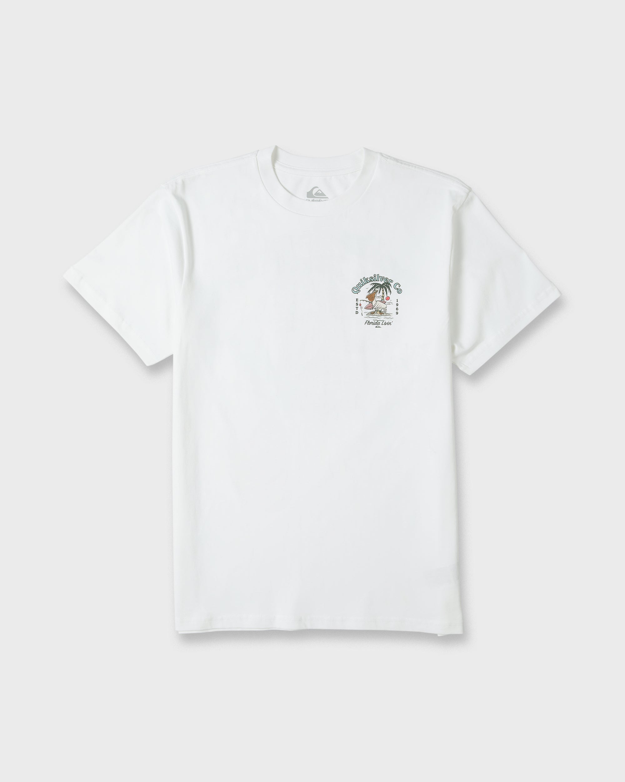 Florida Pelican Island Short Sleeve Knit T-Shirt - White