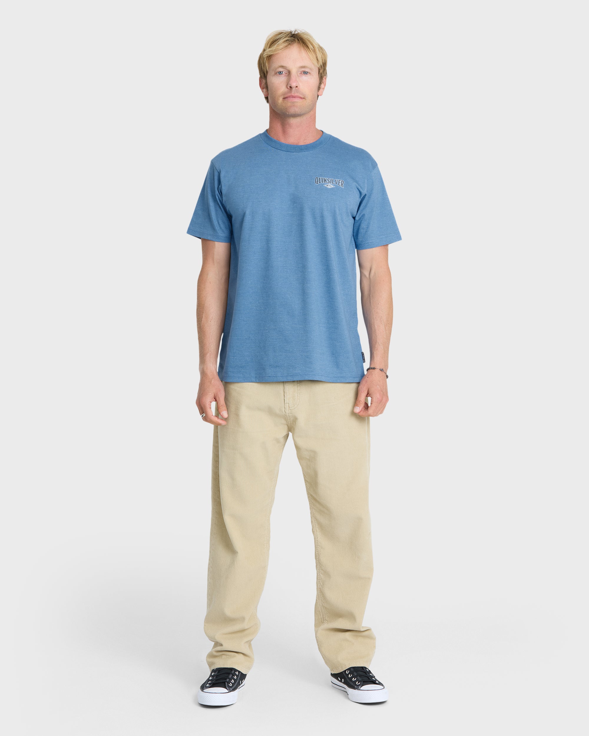 Dolby Short Sleeve Knit T-Shirt - Quiet Harbor Heather
