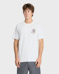 Bird Brain Classic Short Sleeve Knit T-Shirt - White