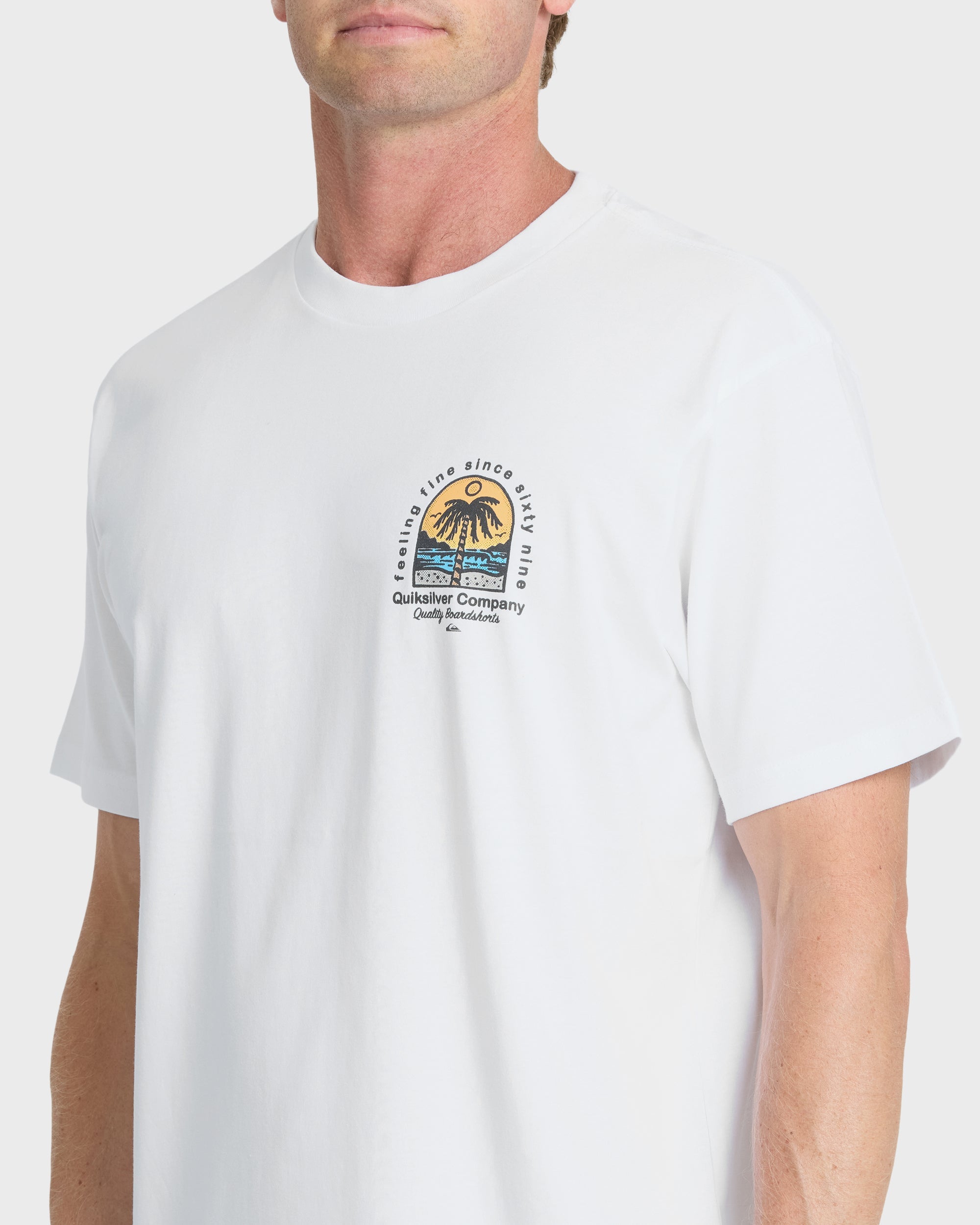 Easy Feeling Short Sleeve Knit T-Shirt - White