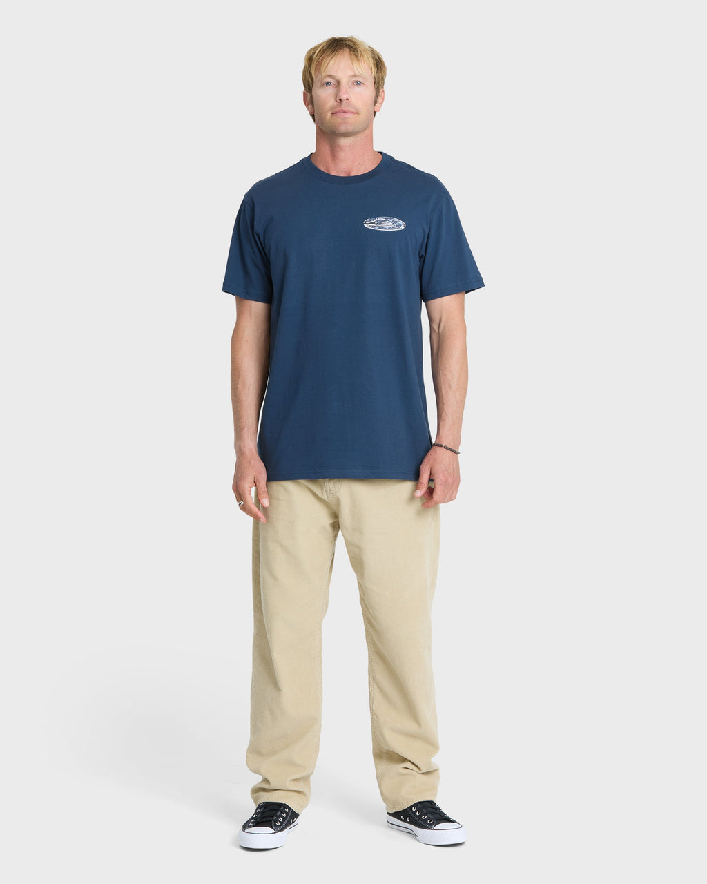 Solar Rain Classic Short Sleeve T-Shirt - Dark Denim