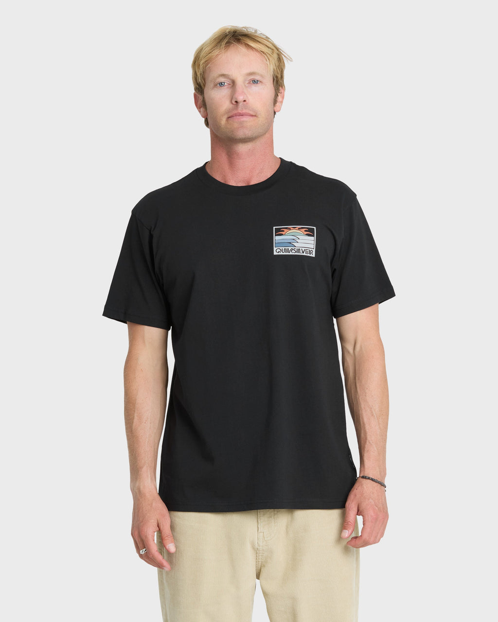 Rise Above Classic Short Sleeve Knit T-Shirt - Black