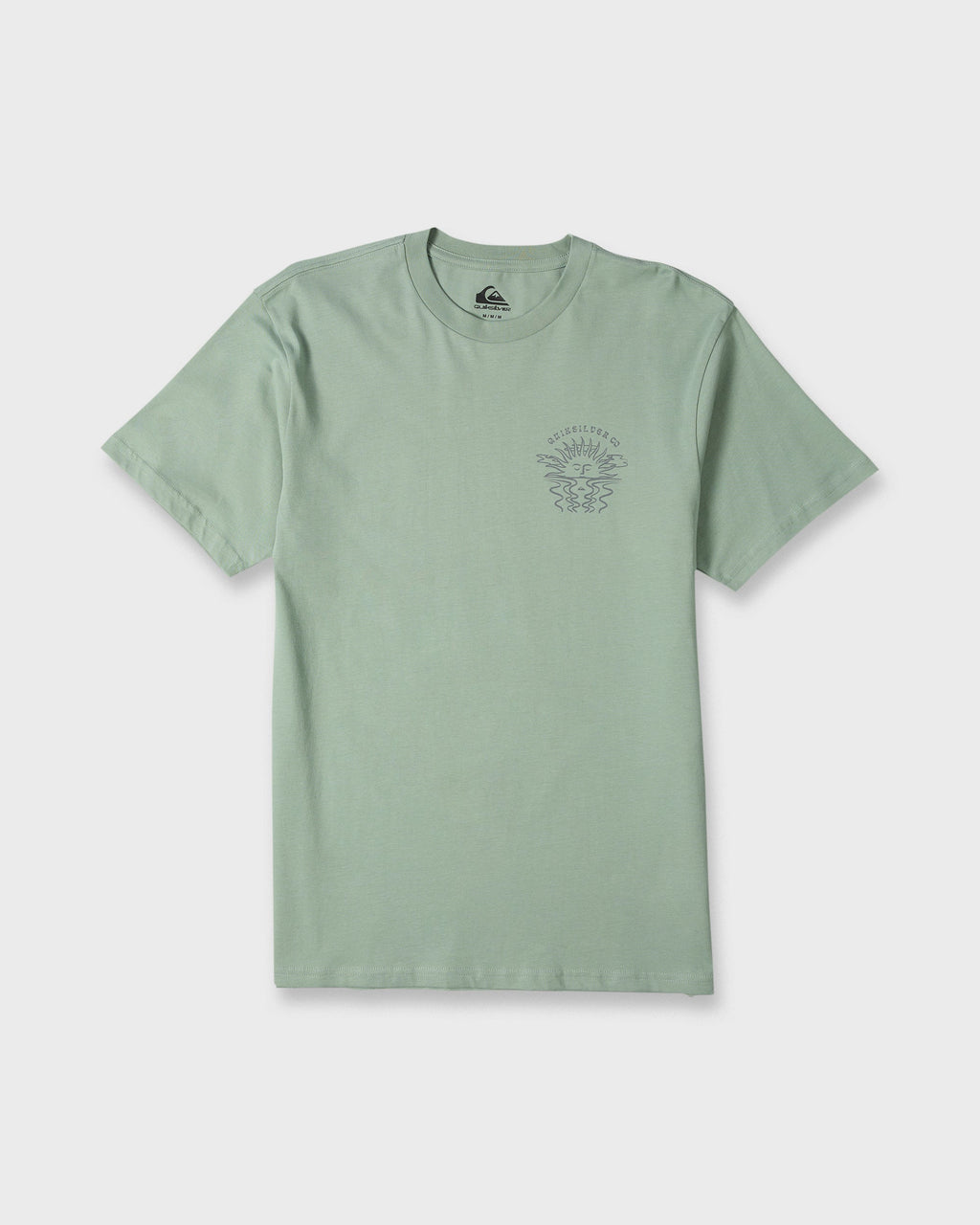 Sun Down Classic Short Sleeve Knit T-Shirt - Iceberg Green