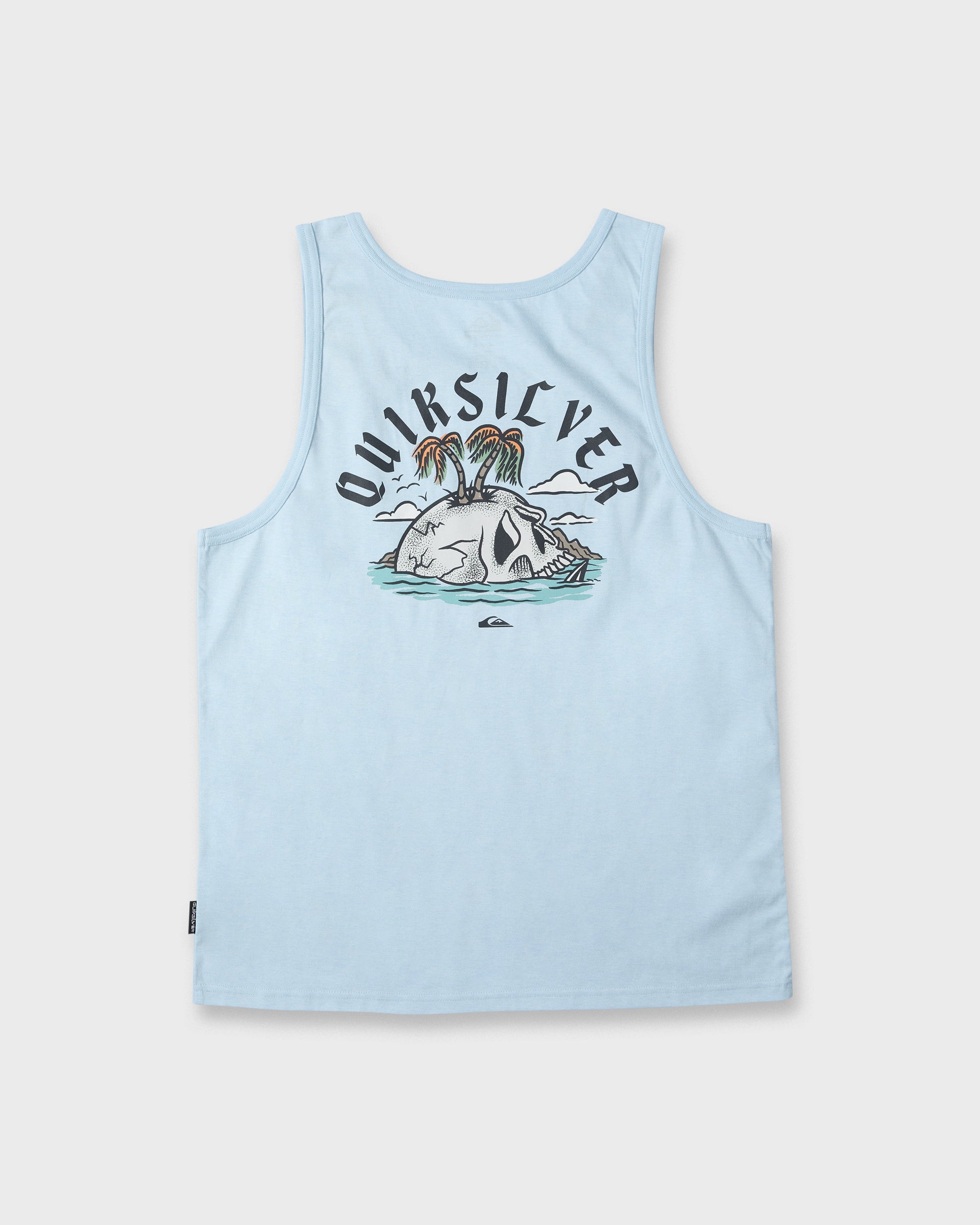 Skull Rock Tank Top - Skyway Heather