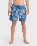 Waterman Mix Pack 17" Swim Trunks - Federal Blue