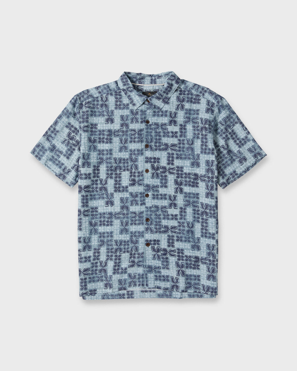 Waterman Boca Short Sleeve Woven Shirt - Blue Nights