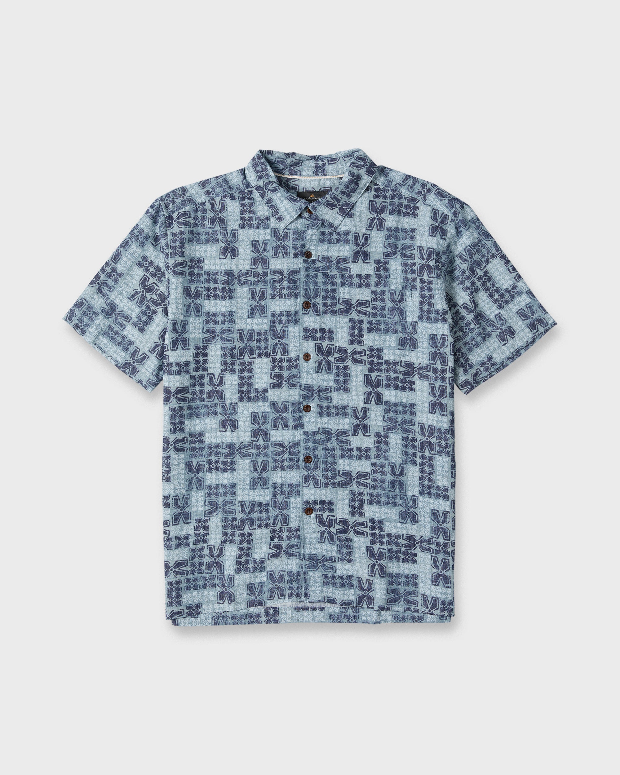 Waterman Boca Short Sleeve Woven Shirt - Blue Nights