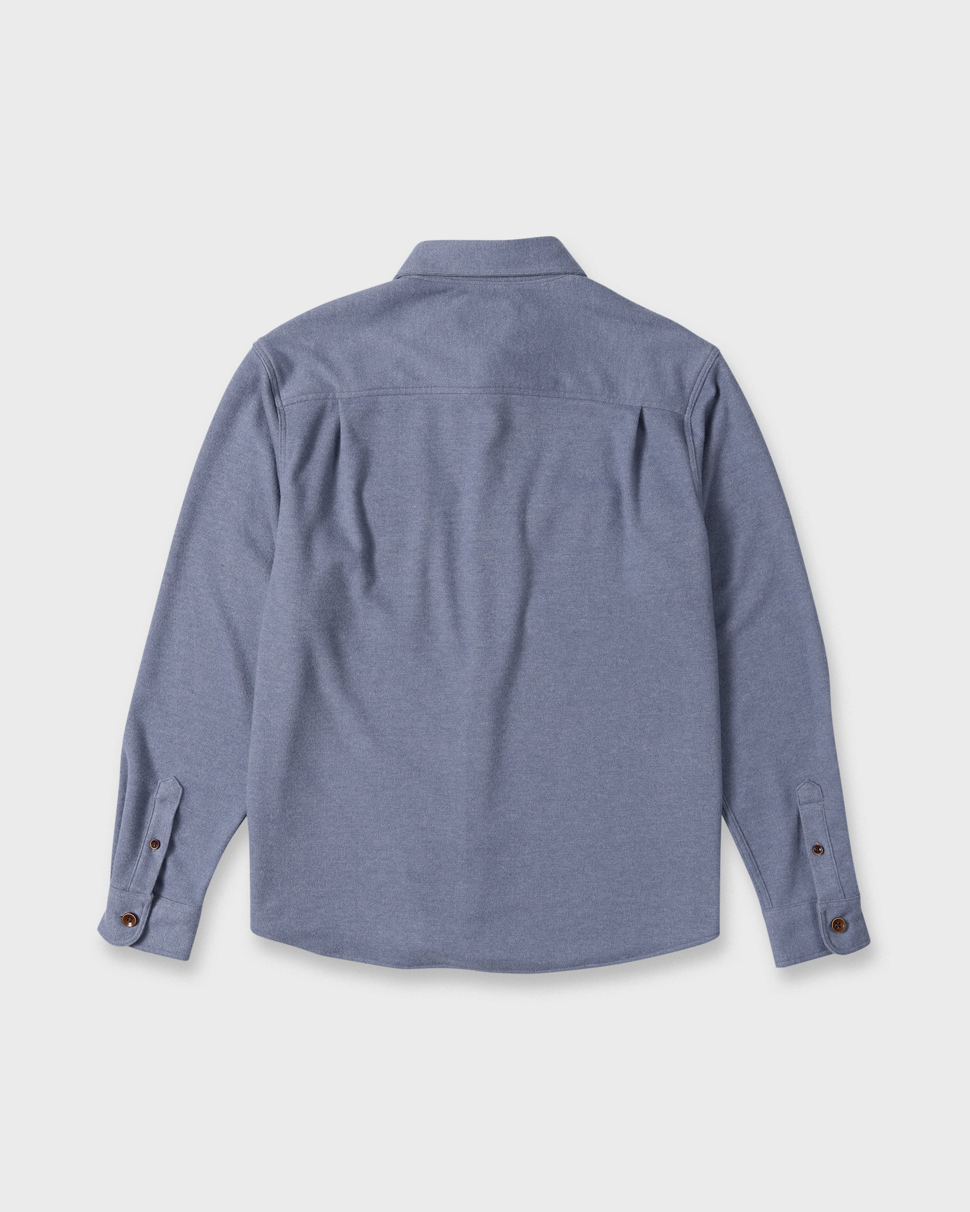 Waterman Harvest Long Sleeve Flannel Shirt - Blue Indigo