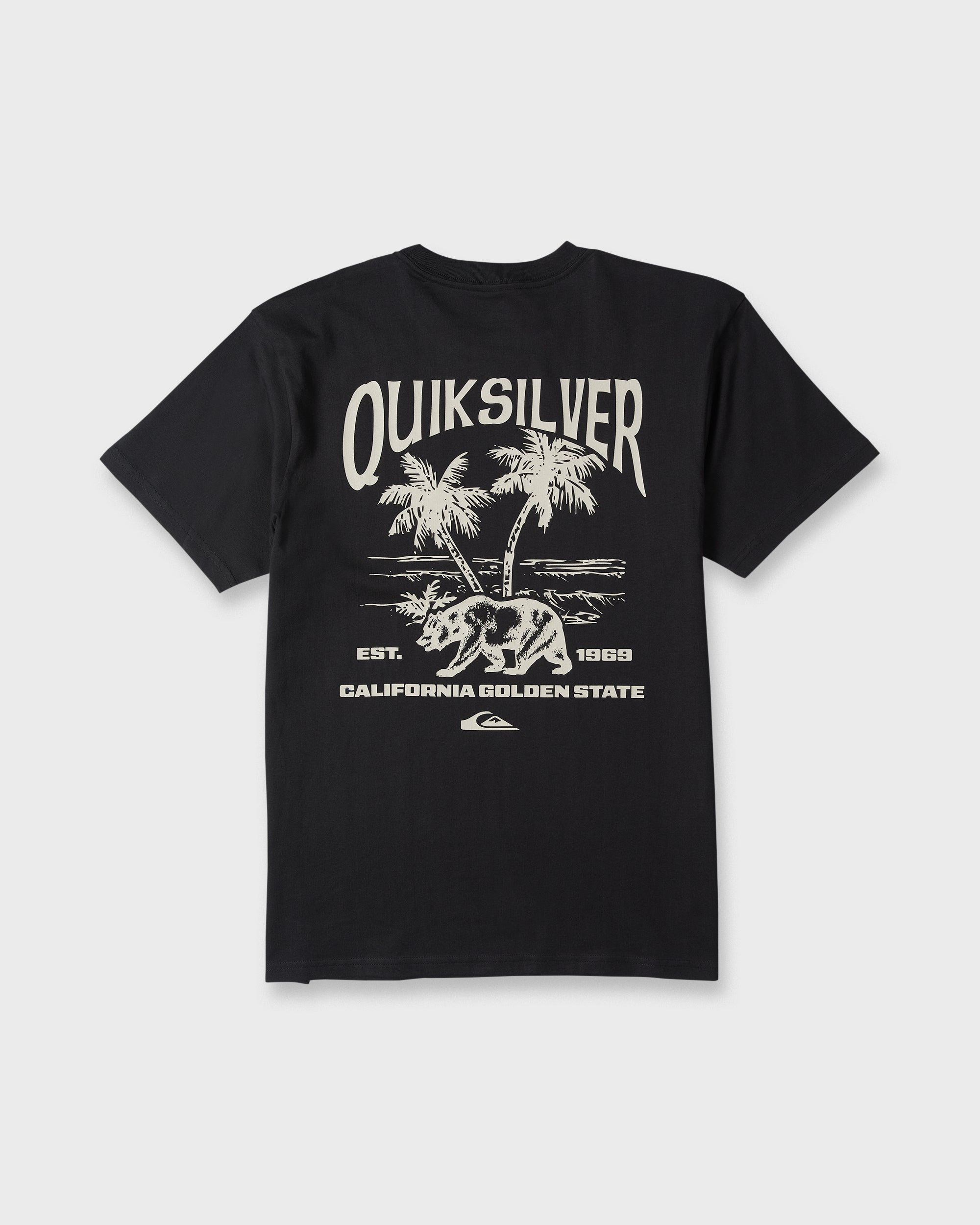 California Dreamer Classic Short Sleeve Knit T-Shirt - Black