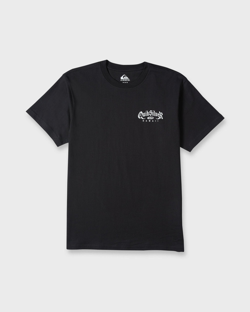 Hawaii Old English Classic Short Sleeve Knit T-Shirt - Black