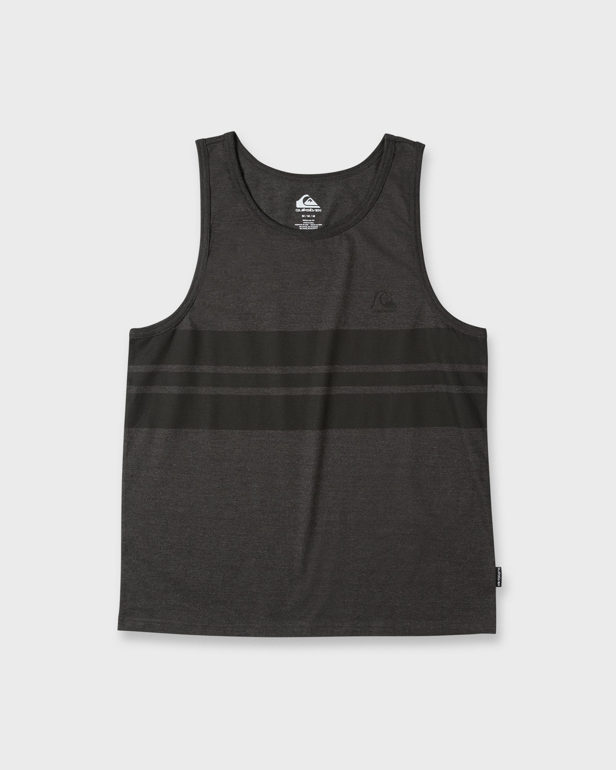 Original Stripe Tank Top - Charcoal Heather