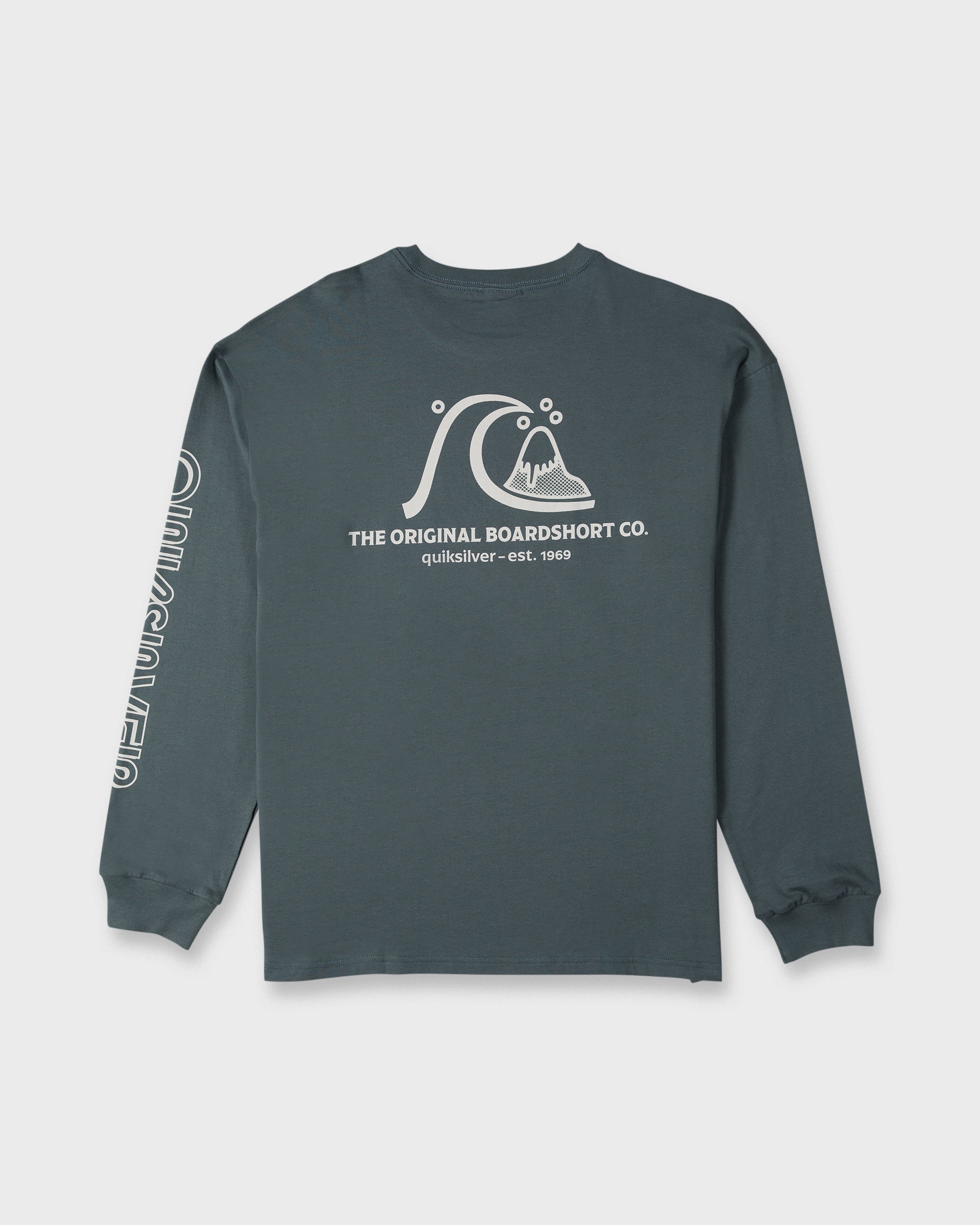 OG Boardshort Co Long Sleeve Knit T-Shirt - Dark Slate