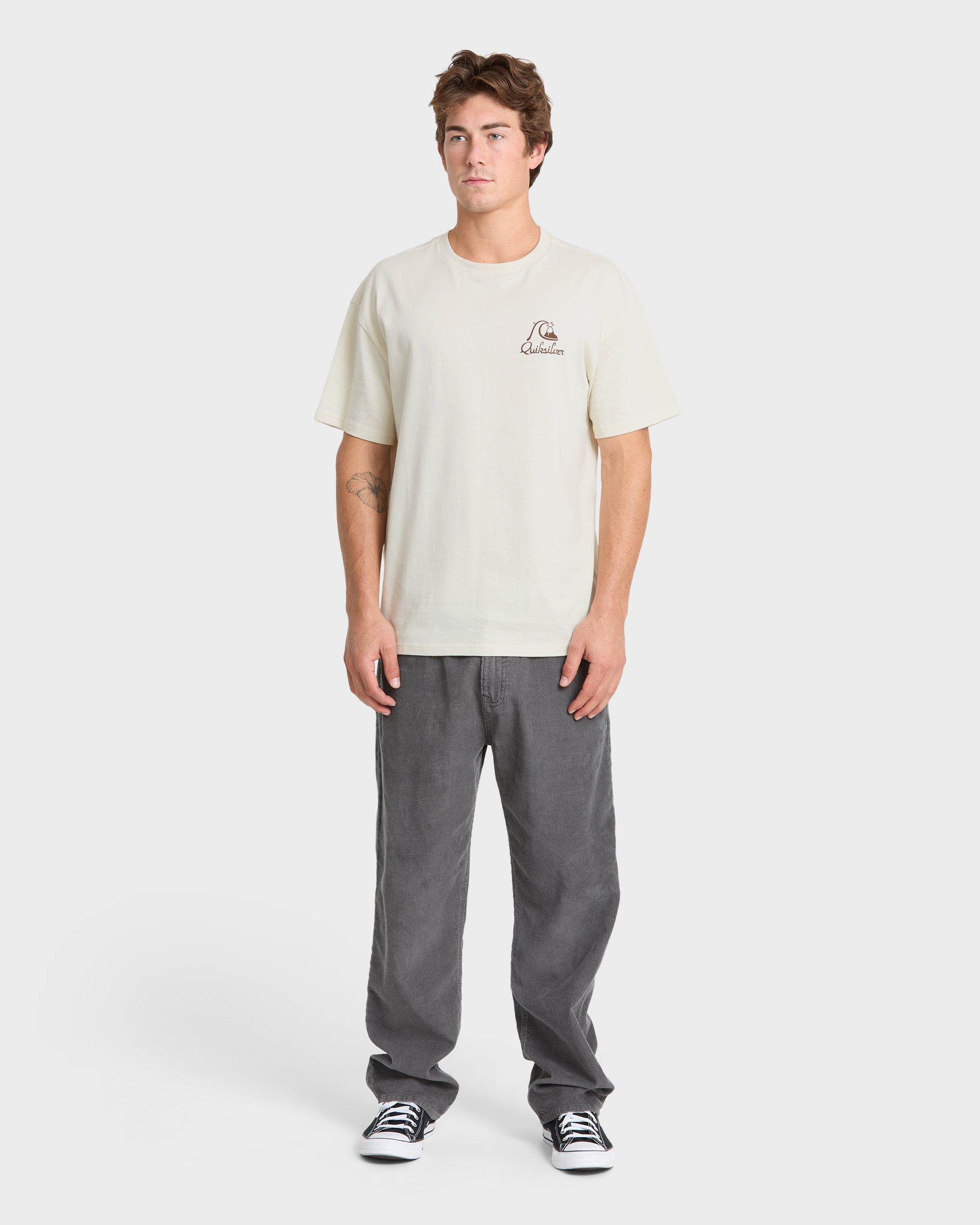 A Frames Org Short Sleeve Knit T-Shirt - Silver Birch