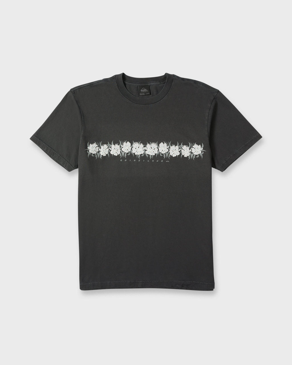 Gorb Band Pigment Dye Short Sleeve Cotton T-Shirt - Phantom