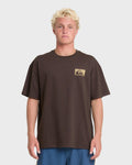 Young Guns Impaired Embellishment Short Sleeve Cotton T-Shirt - Java