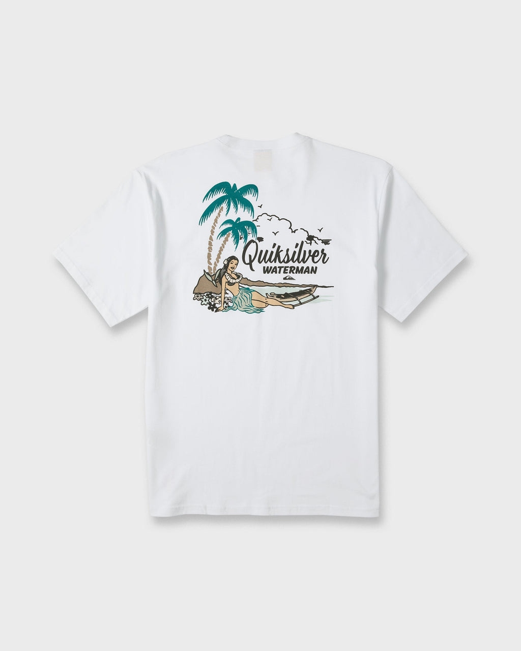 Waterman Outrigger Classic Short Sleeve Knit T-Shirt - White