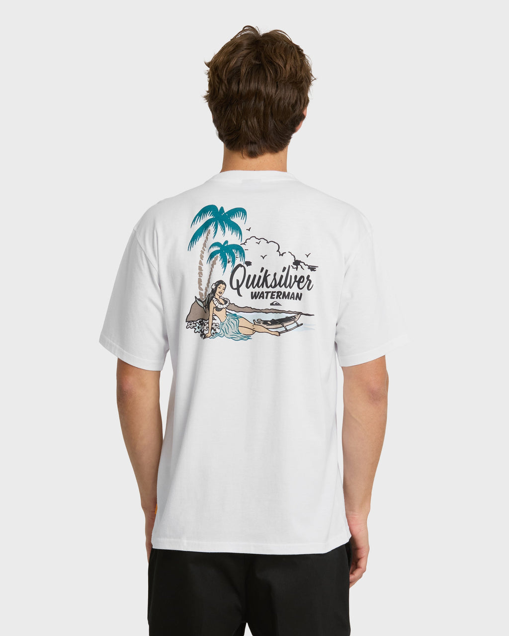 Waterman Outrigger Classic Short Sleeve Knit T-Shirt - White
