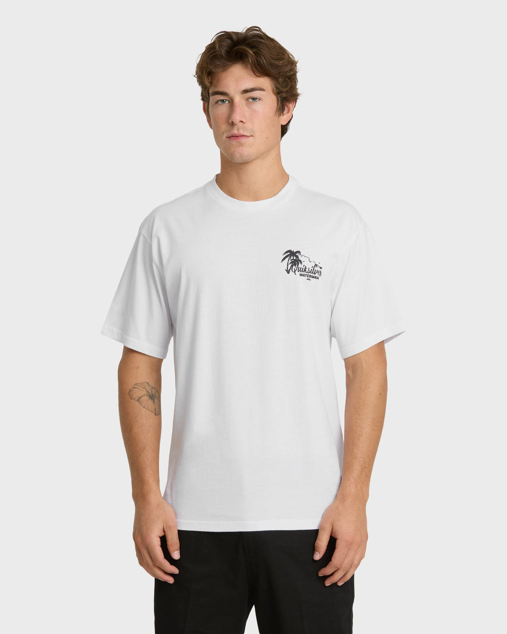Waterman Outrigger Classic Short Sleeve Knit T-Shirt - White