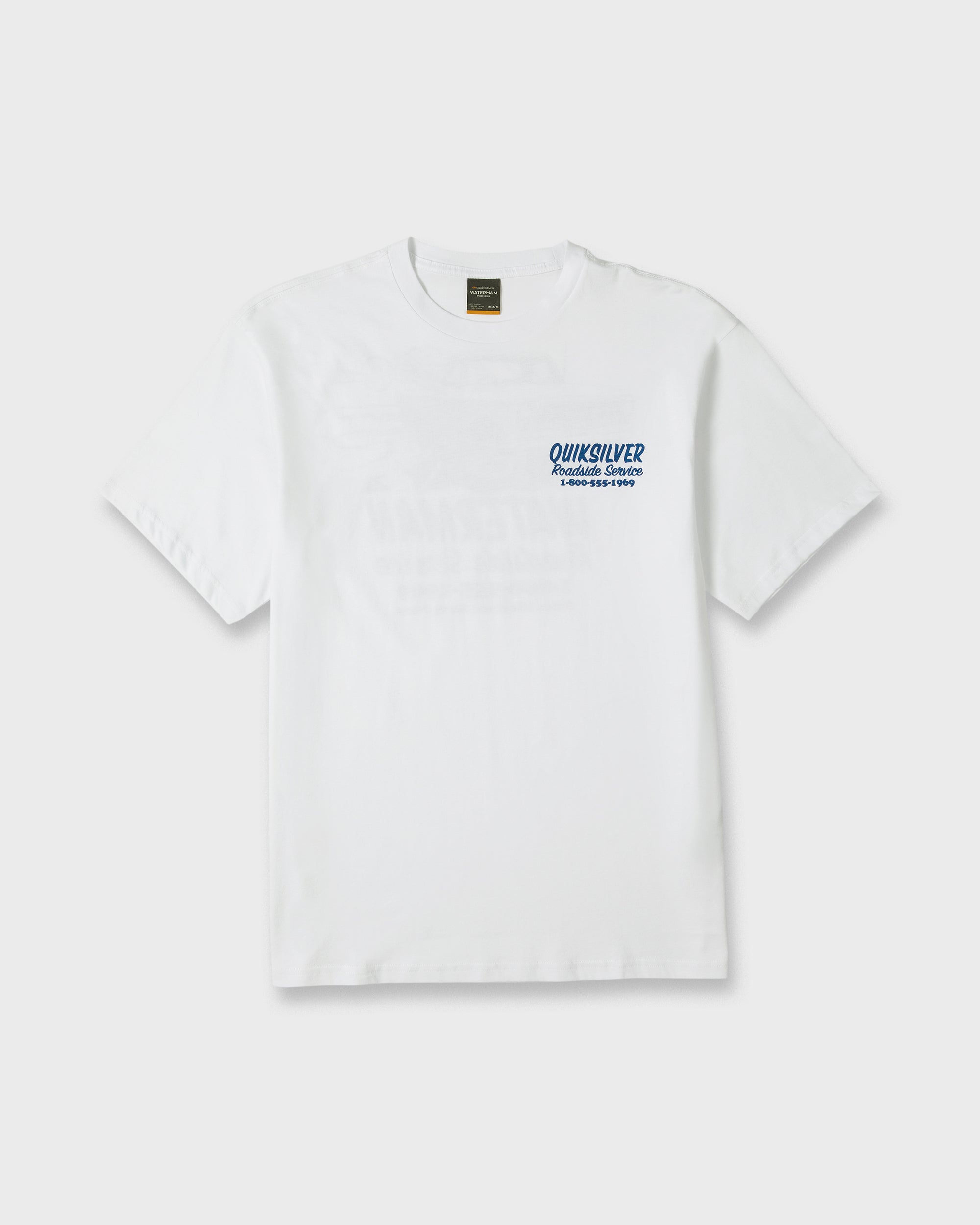 Waterman Roadside Service Classic Short Sleeve Knit T-Shirt - White