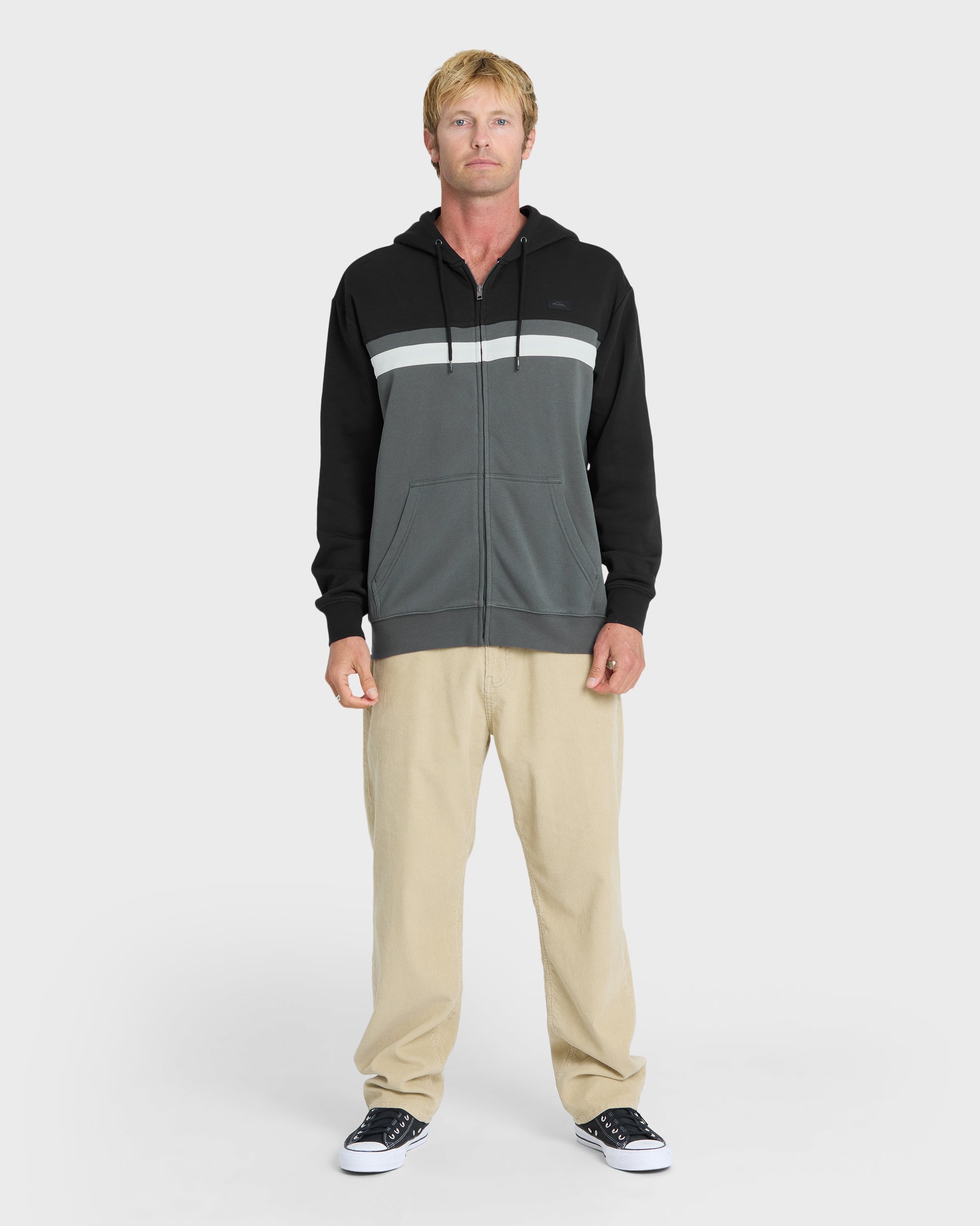 Surf Zip-Up Hoodie - Anthracite