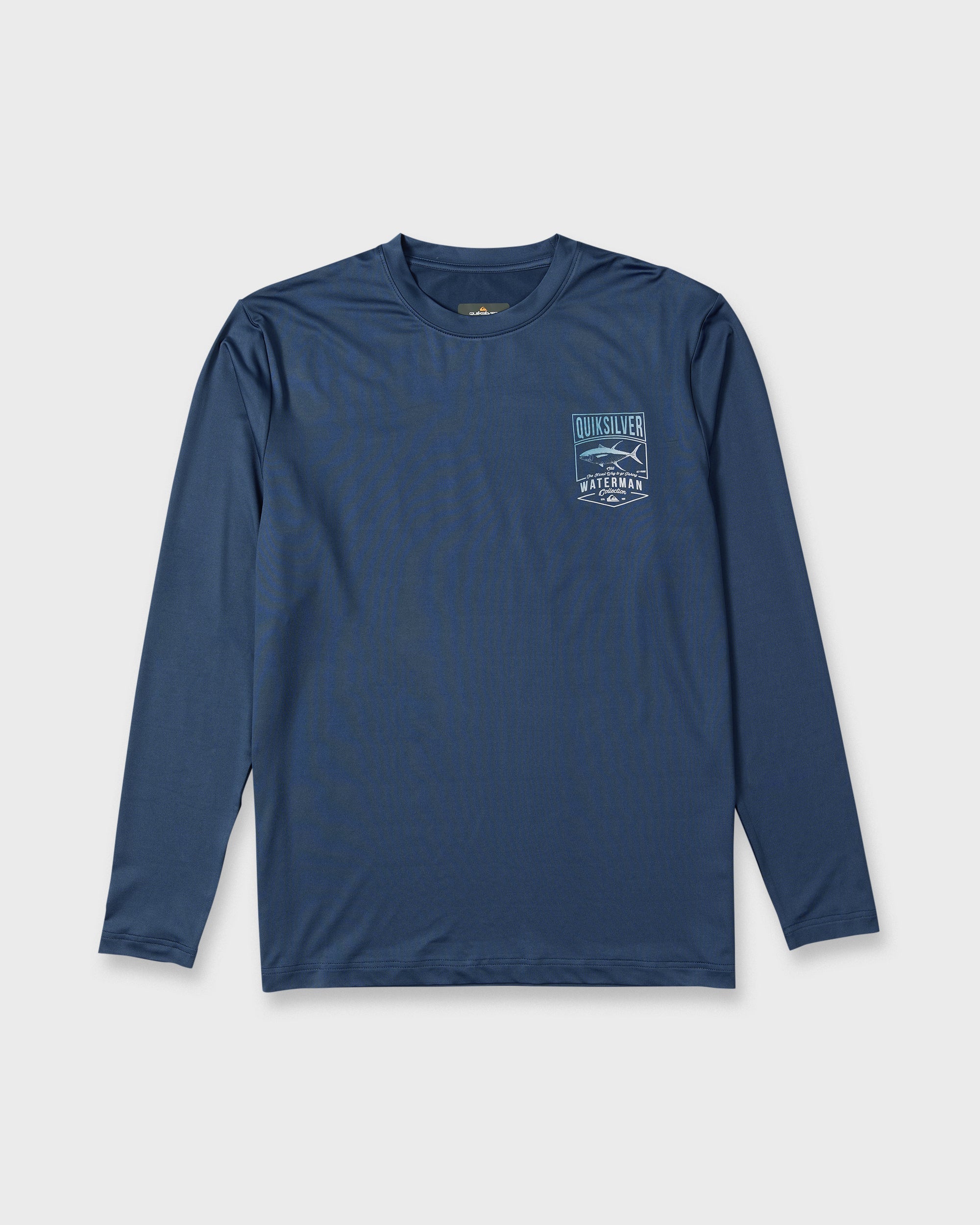 Waterman Gradient Tuna Long Sleeve Surf Tee - Dark Denim
