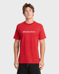 Chrome English Short Sleeve Knit T-Shirt - Salsa