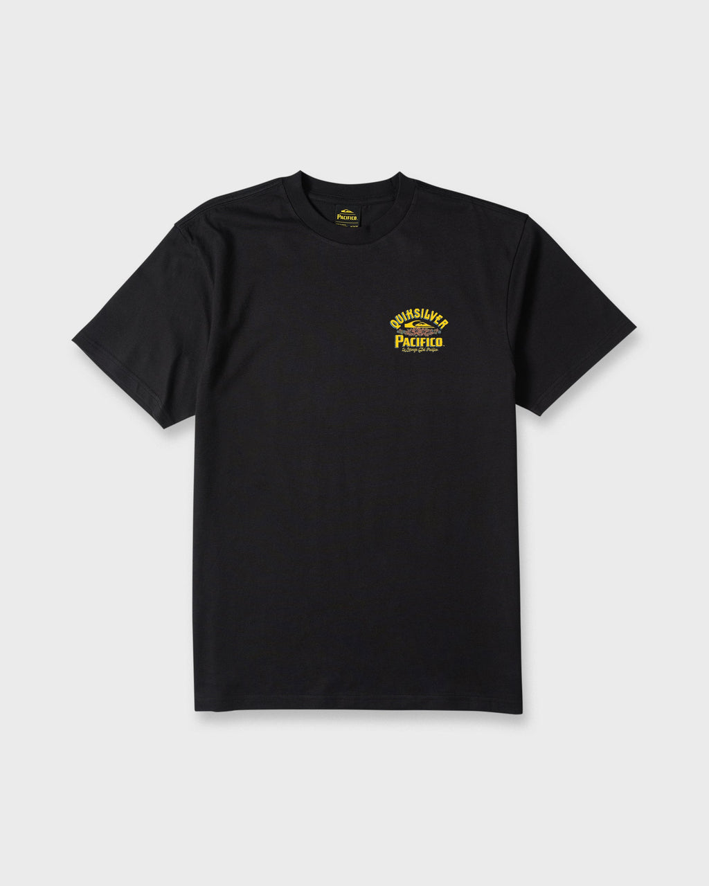 Pacifico Signage Short Sleeve Knit T-Shirt - Black