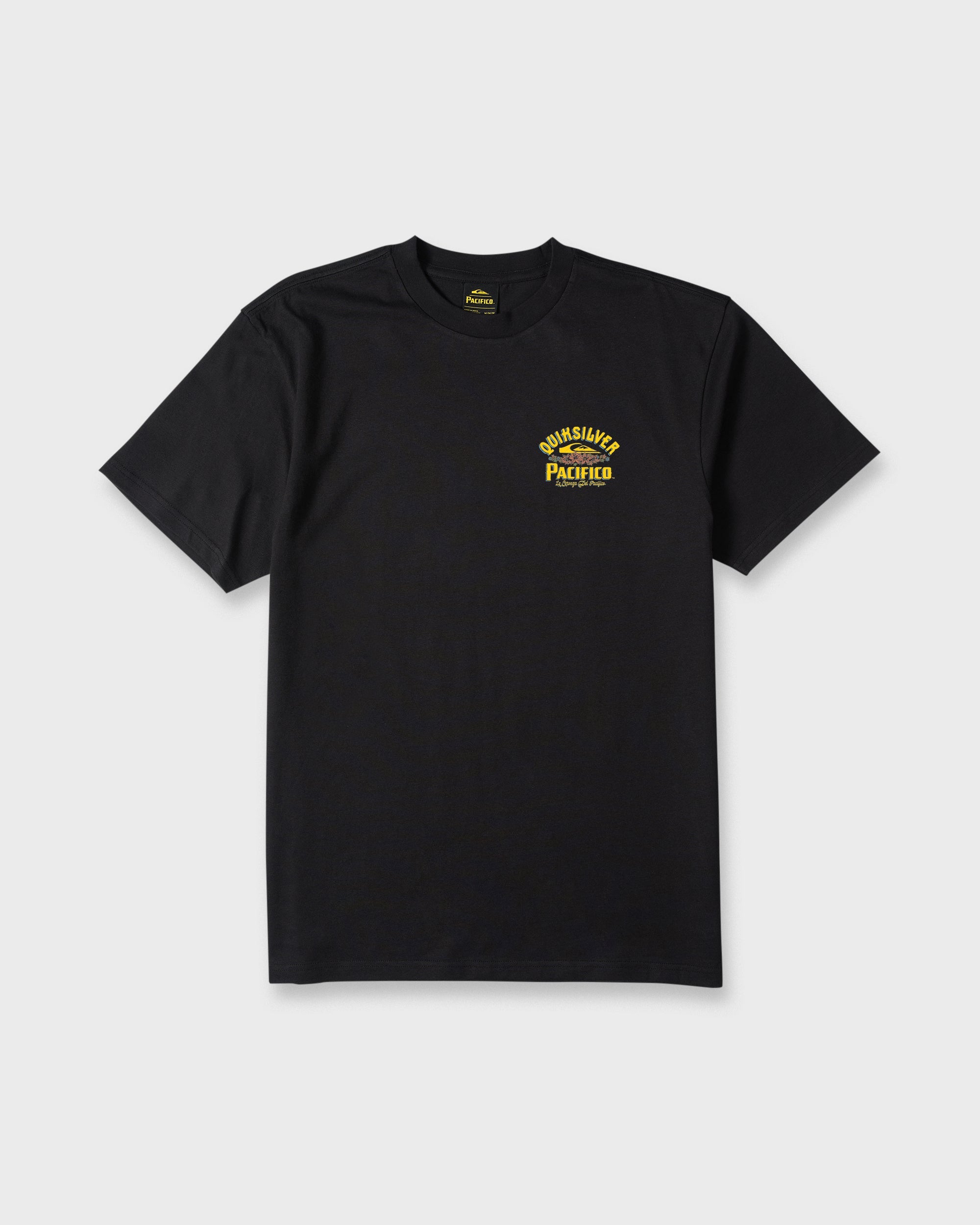 Pacifico Signage Short Sleeve Knit T-Shirt - Black