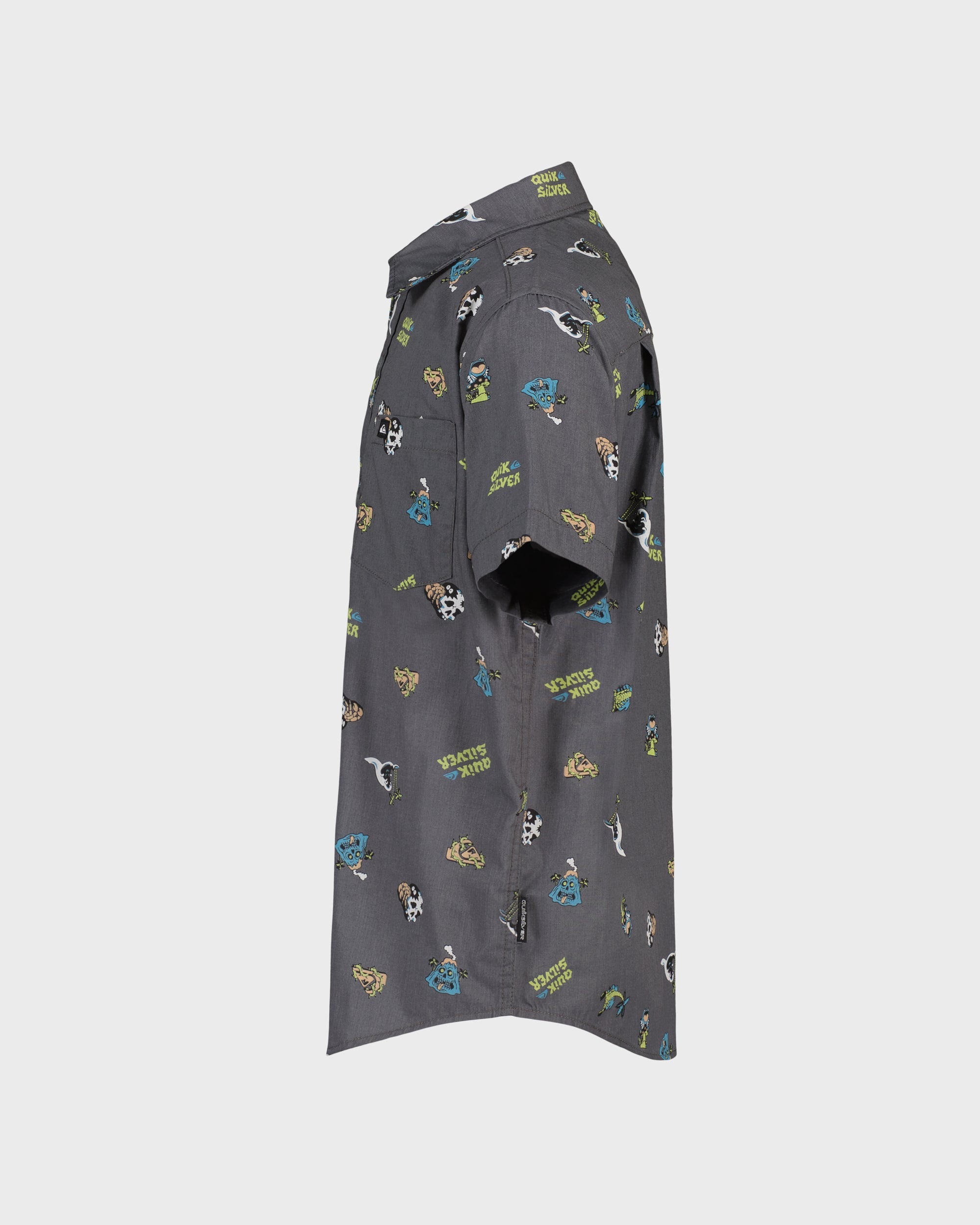 Boys Strange Waves Classic Short Sleeve Woven Shirt