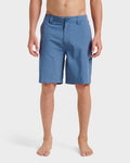 Union Heather 20" Amphibian Hybrid Shorts - Indigo Mist