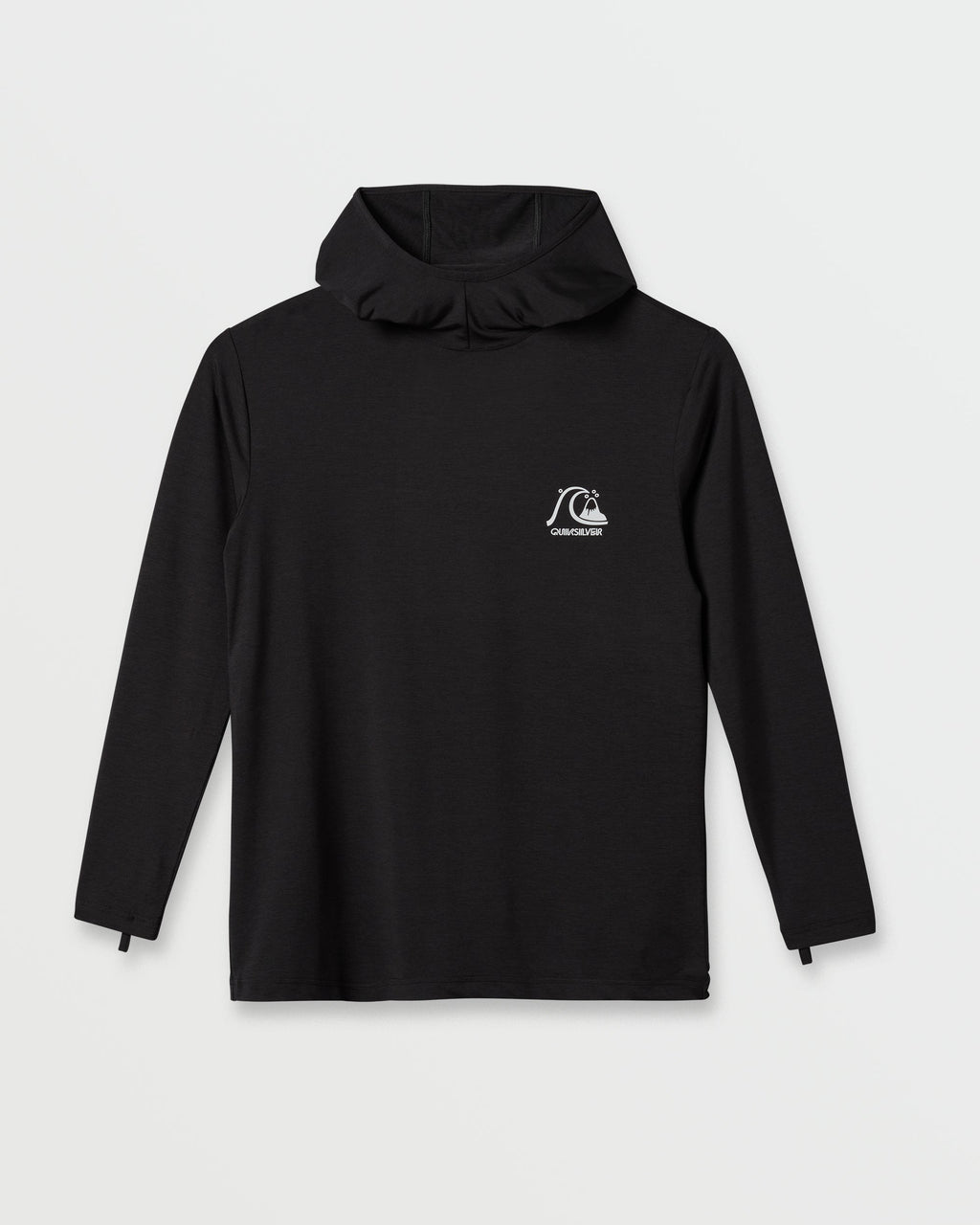 DNA Logo Surf Hood Long Sleeve Surf Tee - Phantom Heather
