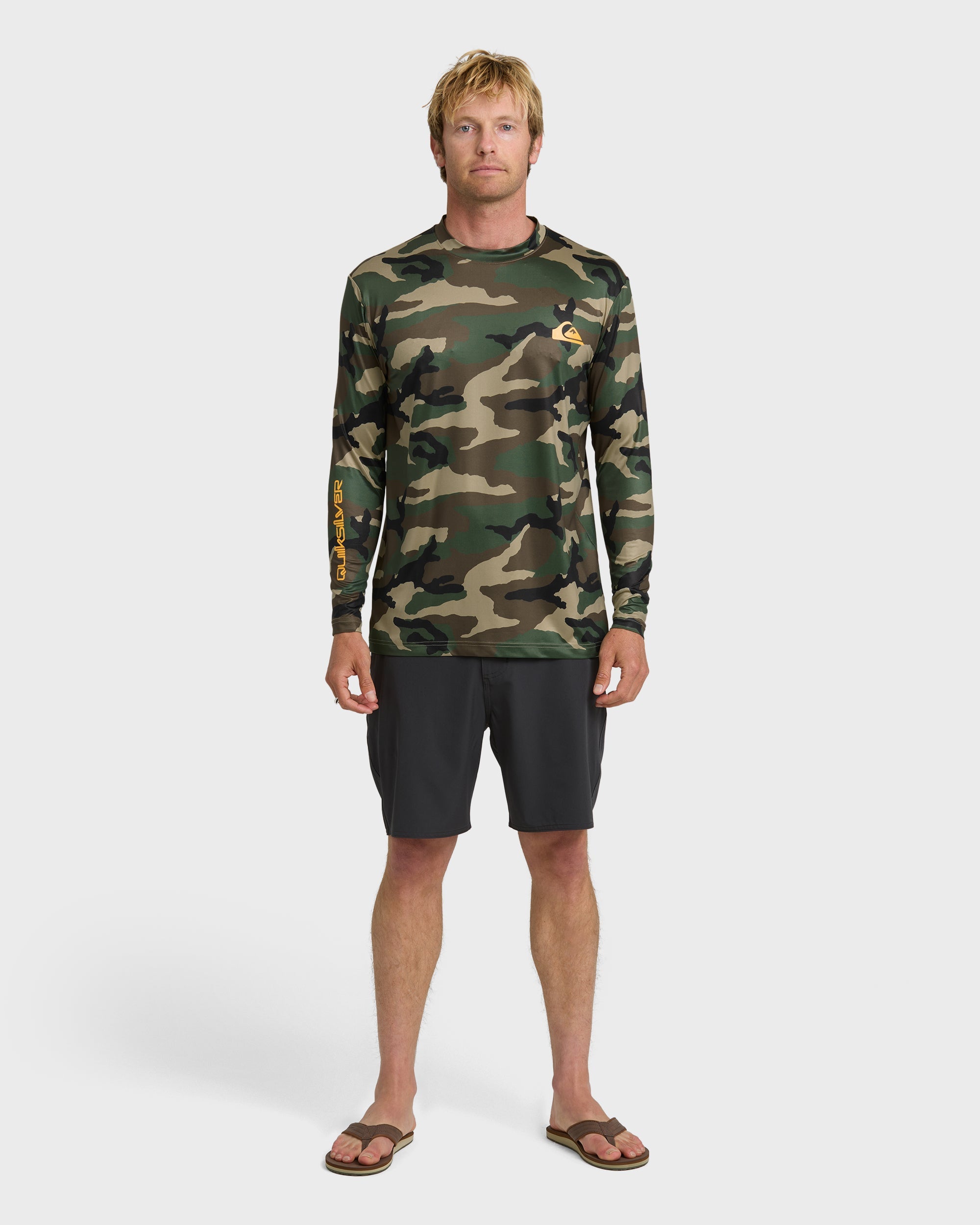 Everyday Long Sleeve Surf Tee - Camo