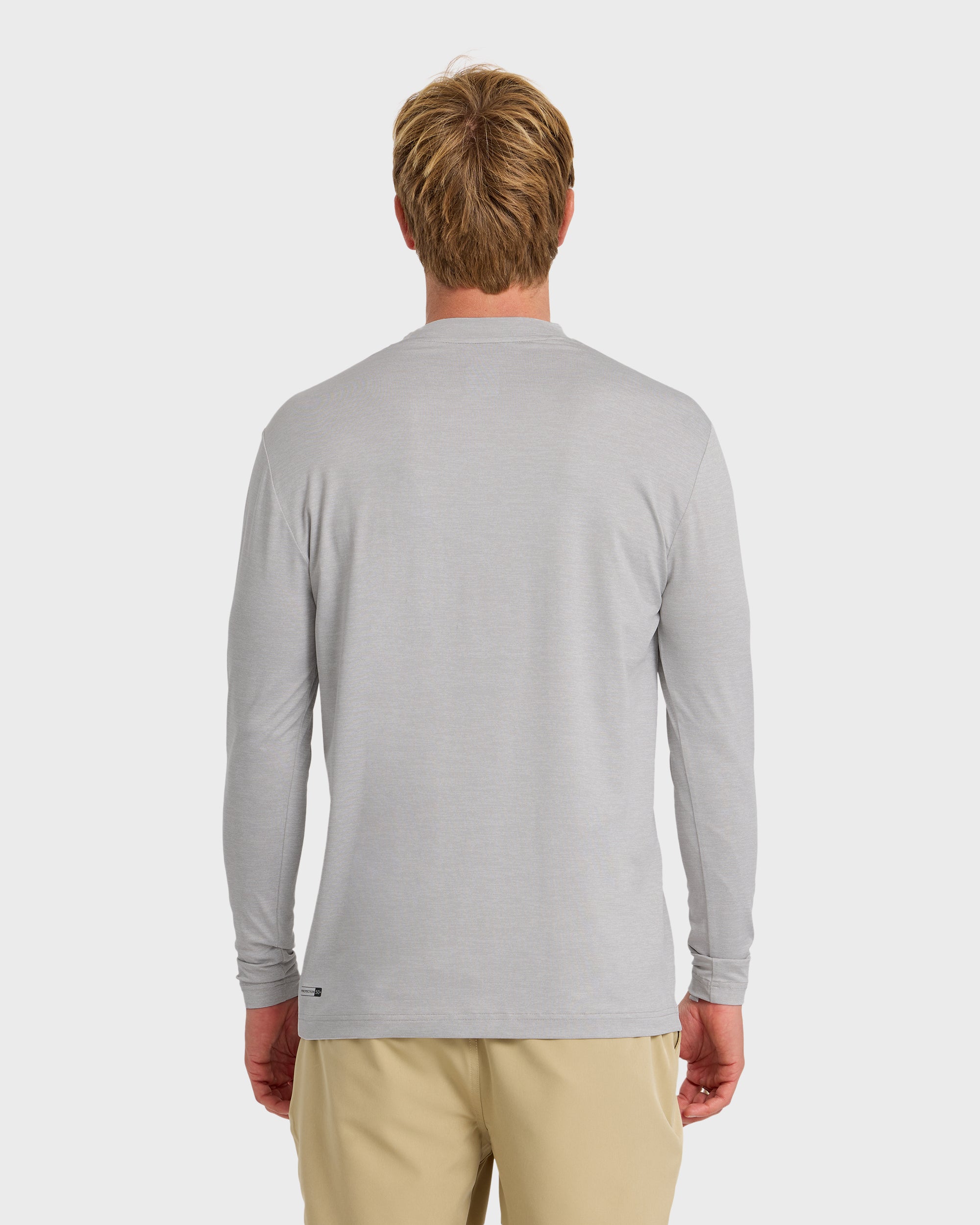 Everyday Long Sleeve Surf Tee - Light Grey Hth